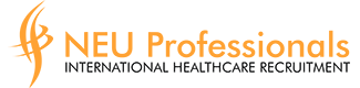 NEU Professionals logo in Orange and Black
